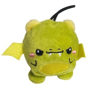 Green Dragon Keychain Backpack Plush 5" Toy Backpack Charm by Plush Crush